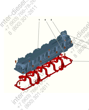 Прокладка клапанной крышки (Bonnet gasket) 04502029