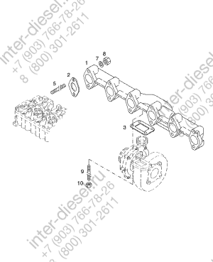 Прокладка выпускного коллектора (Gasket) 04283299