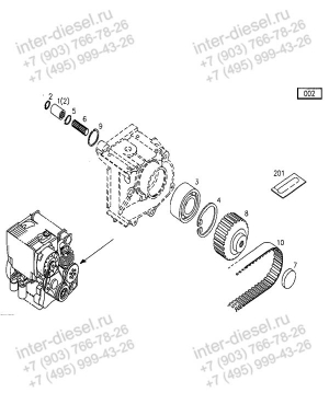 Ремень Гидронасоса (Toothed Belt) 04286798