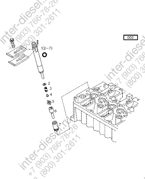 Распылитель (Nozzle element) 02126998
