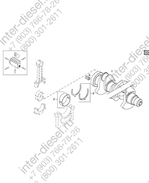 Вкладыш коренной (Main bearing) 04270238