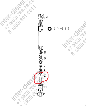 Распылитель (Nozzle) 02934345
