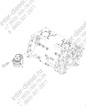 Опора двигателя (Mounting foot) 02167498