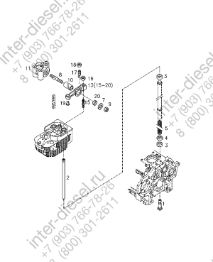 Коромысло (Rocker arm) 02236736