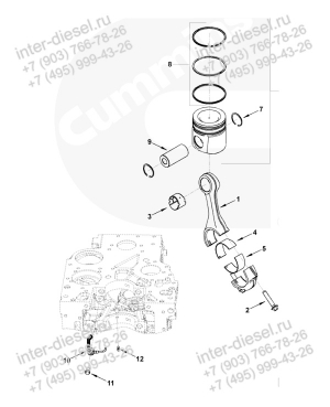Поршень в сборе (Engine Piston Kit)