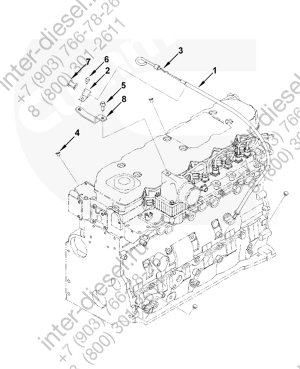 Трубка щупа уровня масла (Oil Gauge Tube) 3968984