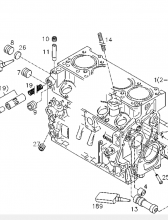 Блок цилиндров (Engine block) 04103552