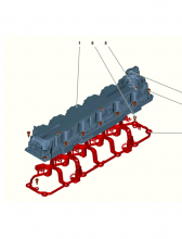 Прокладка клапанной крышки (Bonnet gasket) 04502029