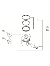 Поршень (Piston) 1 ремонтного размера 94,5 mm 04281451