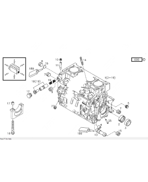 Блок цилиндров (Engine block) 04103552
