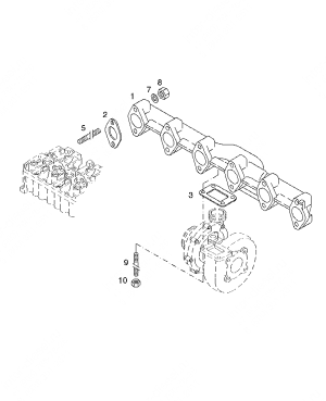 Прокладка выпускного коллектора (Gasket) 04283299