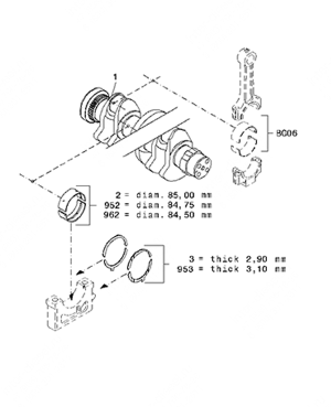 Коленчатый вал (Crankshaft) 04501008