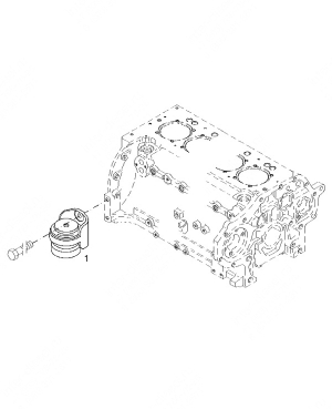 Опора двигателя (Mounting foot) 02167498