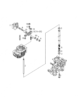 Коромысло (Rocker arm) 02236736