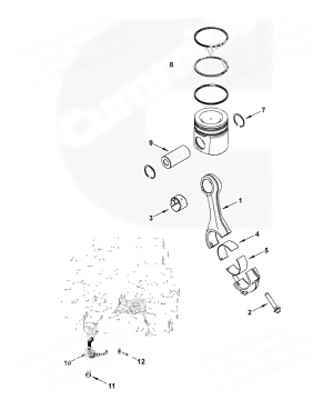 Поршень в сборе (Engine Piston Kit)