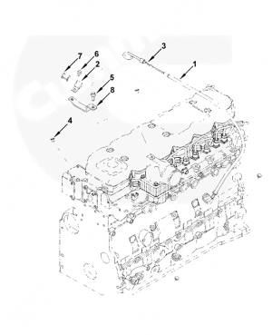 Трубка щупа уровня масла (Oil Gauge Tube) 3968984