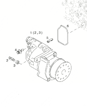Масляный насос (Lubricat. oil pump) 04103345