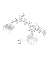 Прокладка выпускного коллектора (Gasket) 04283299