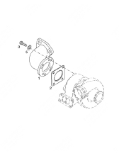 Прокладка соединения турбины с глушителем 04283301 (Gasket)